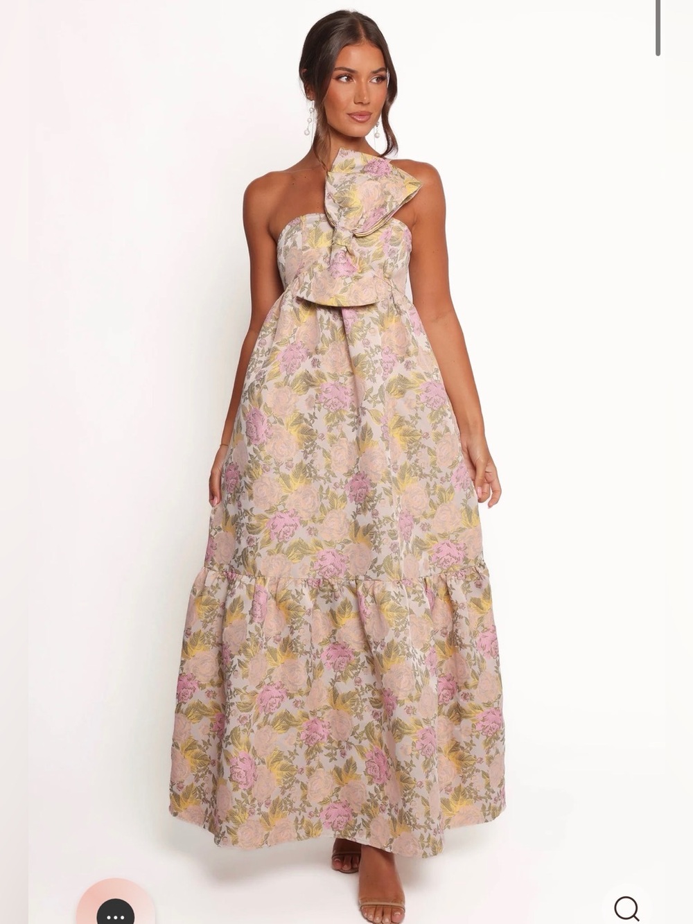 Petal & Pup Betina Bow Front Maxi Dress